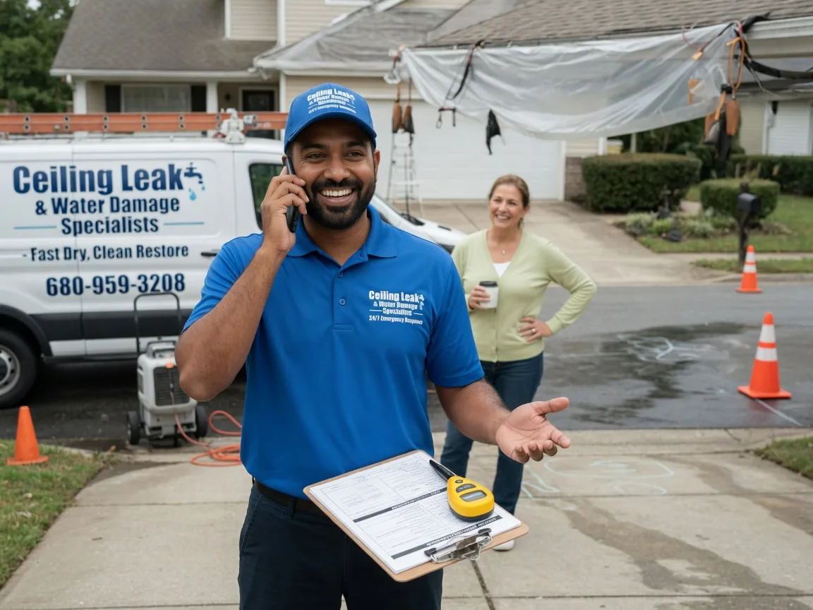 Ceiling Leak Cleanup Truesdale, IA FAQs